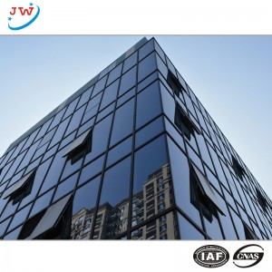 full glass curtain wall