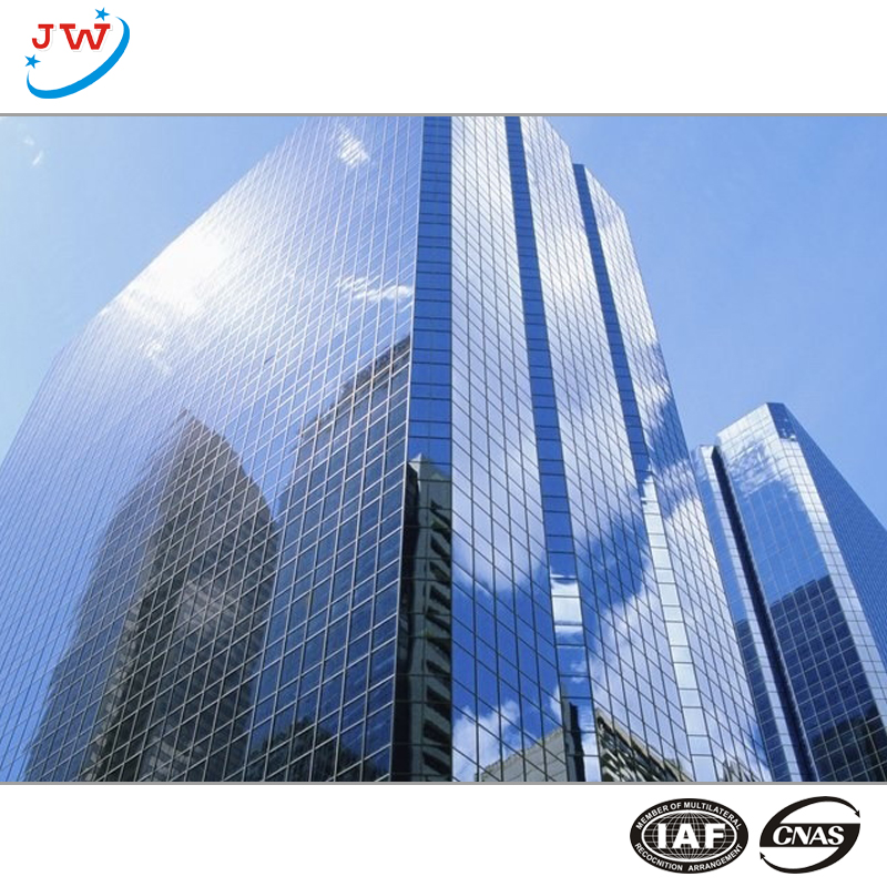 glass curtain wall building